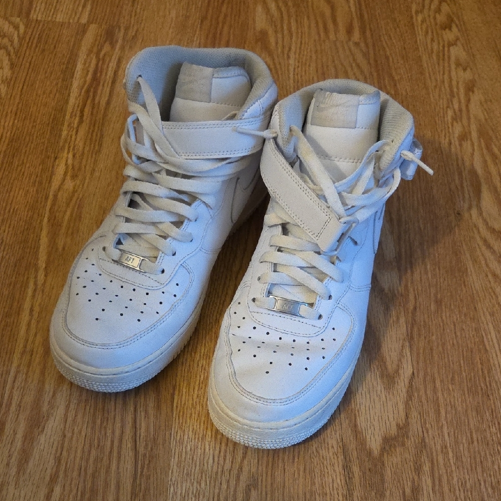 Nike White High-Top Sneakers